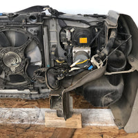 JDM SG5 03-05 Subaru Forester XT STi Front Clip with HID Headlights & Cross Sport Front Carbon Lip Sideskirt with Spats