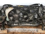 JDM SG5 03-05 Subaru Forester XT STi Front Clip with HID Headlights & Cross Sport Front Carbon Lip Sideskirt with Spats