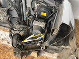 JDM SG5 03-05 Subaru Forester XT STi Front Clip with HID Headlights & Cross Sport Front Carbon Lip Sideskirt with Spats