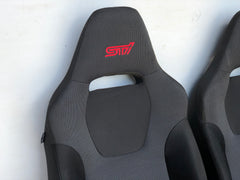JDM 03-08 Subaru Forester SG9 STi OEM Front Black Seats / Rails Sliders / SG5 | FREE SHIPPING |