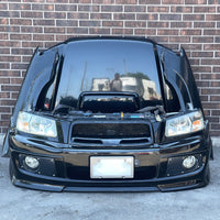 JDM Subaru Forester Cross Sport Front End Conversion Bumper Lip Headlights Fenders Grille Fogs 2003-2005 SG5 | Front End Conversion | Cross Sport Front end, Forester JDM Front End, freeshipping, SG5 Front Nose Cut, Subaru Forester Jdm Front end, Subaru SG5 Front end | 2396