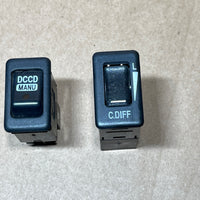 JDM Subaru Impreza STi GDB v9 05-07 Shift Boot Trim Console + DCCD & C.DIFF Switch + STi 5 Speed Knob