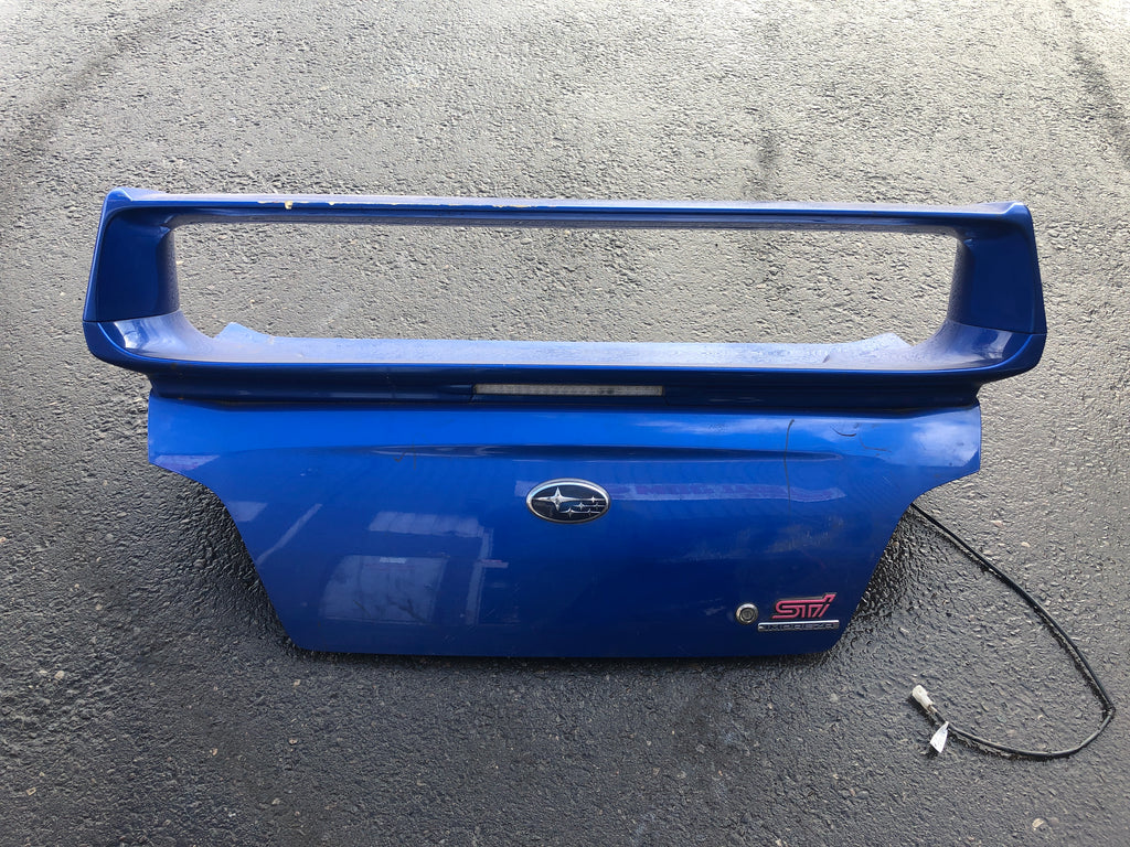 1837 Jdm 02-07 Subaru Impreza WRX STi Trunk Lid Wing Spoiler