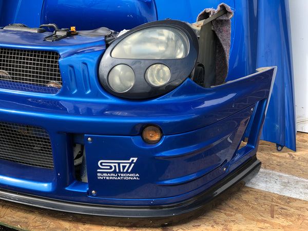 JDM Subaru Impreza WRX STi V7 Prodrive Bumper Headlights Fenders Hood Rear Bumper 2002-2003 | Front End Conversion | Bugeye Front end, Bugeye Prodrive, Impreza, Prodrive, STI, Subaru, WRX, WRX STI | 1601