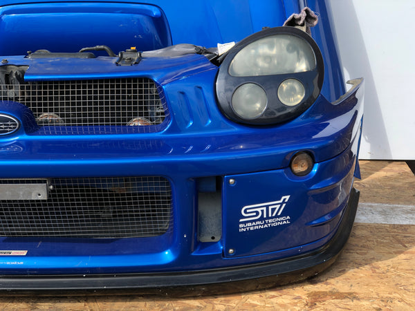 JDM Subaru Impreza WRX STi V7 Prodrive Bumper Headlights Fenders Hood Rear Bumper 2002-2003 | Front End Conversion | Bugeye Front end, Bugeye Prodrive, Impreza, Prodrive, STI, Subaru, WRX, WRX STI | 1601