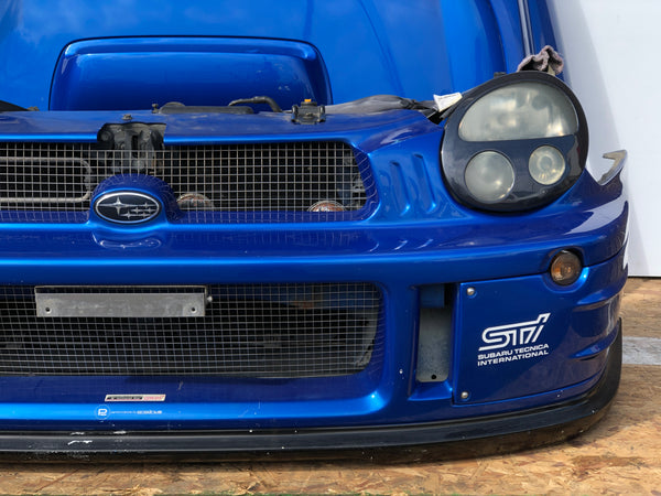 JDM Subaru Impreza WRX STi V7 Prodrive Bumper Headlights Fenders Hood Rear Bumper 2002-2003 | Front End Conversion | Bugeye Front end, Bugeye Prodrive, Impreza, Prodrive, STI, Subaru, WRX, WRX STI | 1601