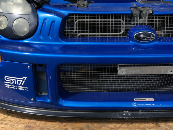 JDM Subaru Impreza WRX STi V7 Prodrive Bumper Headlights Fenders Hood Rear Bumper 2002-2003 | Front End Conversion | Bugeye Front end, Bugeye Prodrive, Impreza, Prodrive, STI, Subaru, WRX, WRX STI | 1601