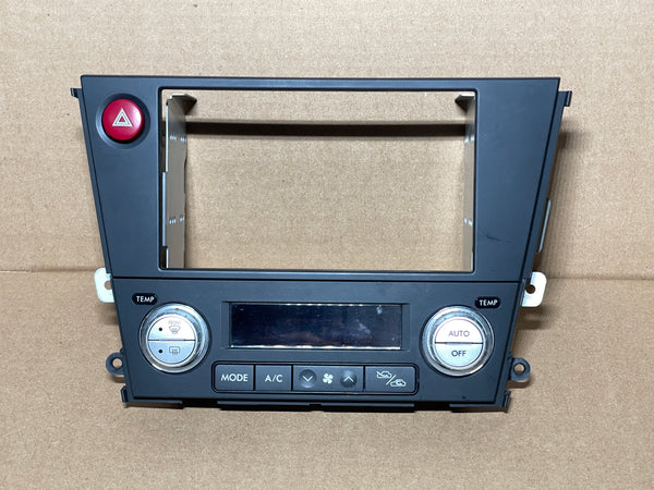 JDM Subaru Legacy  2005-2009 Outback Climate Control Din Dual Double Bezel Hazard | Dashboard | dashboard, double din, freeshipping, legacy double climate control | 2402