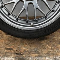JDM 18" BBS Wheels Rims 5x100 56.1 7.5JX18ET49 7.5JX18ET35 Subaru Impreza Legacy Forester