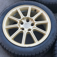 JDM 2005-2007 Subaru WRX STi Authentic Enkei Gold Rims ET53 Wheels 5X114.3 17x8JJ 215/45 R17 | Wheels and Rims | 5x114.3, Enkei, freeshipping | 1843