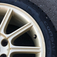 JDM 2005-2007 Subaru WRX STi Authentic Enkei Gold Rims ET53 Wheels 5X114.3 17x8JJ 215/45 R17 | Wheels and Rims | 5x114.3, Enkei, freeshipping | 1843