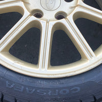 JDM 2005-2007 Subaru WRX STi Authentic Enkei Gold Rims ET53 Wheels 5X114.3 17x8JJ 215/45 R17