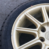 JDM 2005-2007 Subaru WRX STi Authentic Enkei Gold Rims ET53 Wheels 5X114.3 17x8JJ 215/45 R17
