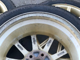 JDM 2005-2007 Subaru WRX STi Authentic Enkei Gold Rims ET53 Wheels 5X114.3 17x8JJ 215/45 R17