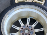 JDM 2005-2007 Subaru WRX STi Authentic Enkei Gold Rims ET53 Wheels 5X114.3 17x8JJ 215/45 R17