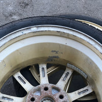 JDM 2005-2007 Subaru WRX STi Authentic Enkei Gold Rims ET53 Wheels 5X114.3 17x8JJ 215/45 R17