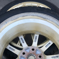 JDM 2005-2007 Subaru WRX STi Authentic Enkei Gold Rims ET53 Wheels 5X114.3 17x8JJ 215/45 R17