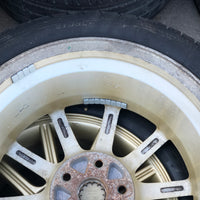 JDM 2005-2007 Subaru WRX STi Authentic Enkei Gold Rims ET53 Wheels 5X114.3 17x8JJ 215/45 R17