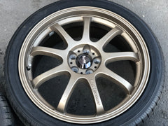 LM-Sport Wheel 5X100 Rim 18X7.5J +50ET / 225/40 R18 Subaru WRX Spec