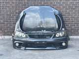 JDM Lexus IS300 Toyota Altezza 2001-2005 TRD Bumper Fog Light Headlights Fenders Hood | Front End Conversion | Altezza Front end swap, freeshipping, IS300 Front end conversion, Jdm Altezza, JDM Is300 | 2407