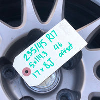 17x8J 5x114.3 46mm Offset 235/45 R17 Wheel (SET OF 4)