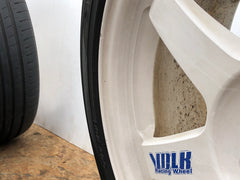 RAYS VOLK TE37 SAGA Forged Wheels White 17x7.5J +48 5x100 215/45 R17