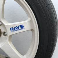 RAYS VOLK TE37 SAGA Forged Wheels White 17x7.5J +48 5x100 215/45 R17 | Wheels and Rims | 17 Inch, 17", 17x71/2JJ, 215/45 R17, 5x100, Subaru, Volk Racing, WRX | 1631