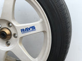 RAYS VOLK TE37 SAGA Forged Wheels White 17x7.5J +48 5x100 215/45 R17 | Wheels and Rims | 17 Inch, 17", 17x71/2JJ, 215/45 R17, 5x100, Subaru, Volk Racing, WRX | 1631