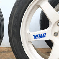 RAYS VOLK TE37 SAGA Forged Wheels White 17x7.5J +48 5x100 215/45 R17
