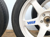RAYS VOLK TE37 SAGA Forged Wheels White 17x7.5J +48 5x100 215/45 R17