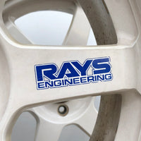 RAYS VOLK TE37 SAGA Forged Wheels White 17x7.5J +48 5x100 215/45 R17