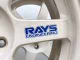 RAYS VOLK TE37 SAGA Forged Wheels White 17x7.5J +48 5x100 215/45 R17