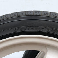 RAYS VOLK TE37 SAGA Forged Wheels White 17x7.5J +48 5x100 215/45 R17