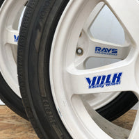 RAYS VOLK TE37 SAGA Forged Wheels White 17x7.5J +48 5x100 215/45 R17