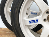 RAYS VOLK TE37 SAGA Forged Wheels White 17x7.5J +48 5x100 215/45 R17