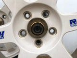 RAYS VOLK TE37 SAGA Forged Wheels White 17x7.5J +48 5x100 215/45 R17