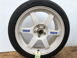 RAYS VOLK TE37 SAGA Forged Wheels White 17x7.5J +48 5x100 215/45 R17