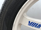RAYS VOLK TE37 SAGA Forged Wheels White 17x7.5J +48 5x100 215/45 R17