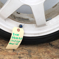 RAYS VOLK TE37 SAGA Forged Wheels White 17x7.5J +48 5x100 215/45 R17