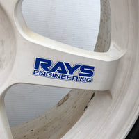 RAYS VOLK TE37 SAGA Forged Wheels White 17x7.5J +48 5x100 215/45 R17