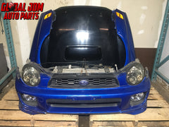 JDM Subaru Impreza WRX Sti GDA V7 Front End Conversion Headlights, Hood Bumper