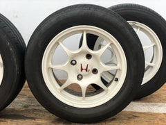 JDM 96-97 Honda Integra Type R OEM 4x114.3 Wheels 15X6 ET50 Rims Mags / Tires