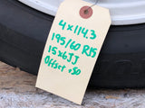 JDM 96-97 Honda Integra Type R OEM 4x114.3 Wheels 15X6 ET50 Rims Mags / Tires