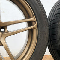 17×7JJ +45 5×114.3 Advanced Vehicle System Model 5 Twin 5 Spoke 215 45 17 Wheel