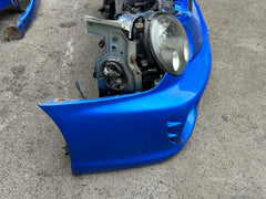 JDM Subaru Impreza WRX STi V7 Bumper Headlights Fenders Hood Bumper 2002-2003 Front End Conversion