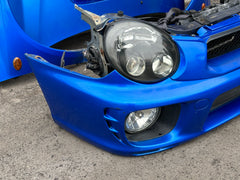 JDM Subaru Impreza WRX STi V7 Bumper Headlights Fenders Hood Bumper 2002-2003 Front End Conversion