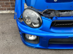 JDM Subaru Impreza WRX STi V7 Bumper Headlights Fenders Hood Bumper 2002-2003 Front End Conversion