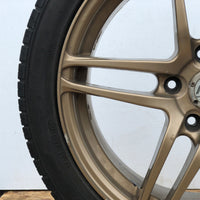 17×7JJ +45 5×114.3 Advanced Vehicle System Model 5 Twin 5 Spoke 215 45 17 Wheel