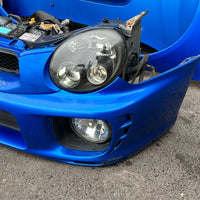 JDM Subaru Impreza WRX STi V7 Bumper Headlights Fenders Hood Bumper 2002-2003 Front End Conversion