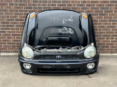 JDM Subaru Impreza WRX STi V7 Bumper Headlights Fenders Hood Bumper 2002-2003 Front End Conversion